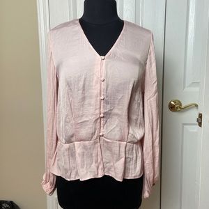 Vince Camuto pink blouse NWT